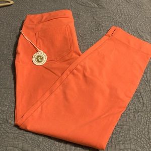 NWT peach stretch pants